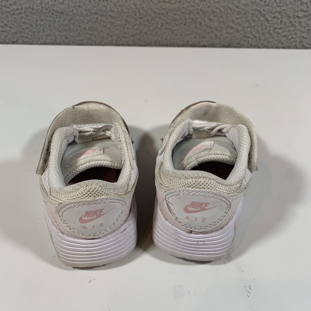 Nike Shoes Toddler 5C Air Max SC TDV White Pink Strap Sneakers CZ5361-109 - Picture 4 of 7